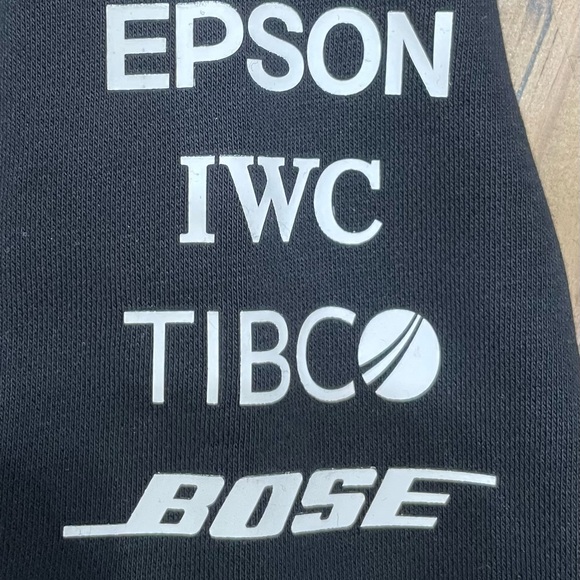 Mercedes AMG Petronas Hoodie F1 Team Black Men's Size Medium EUC - Picture 8 of 12